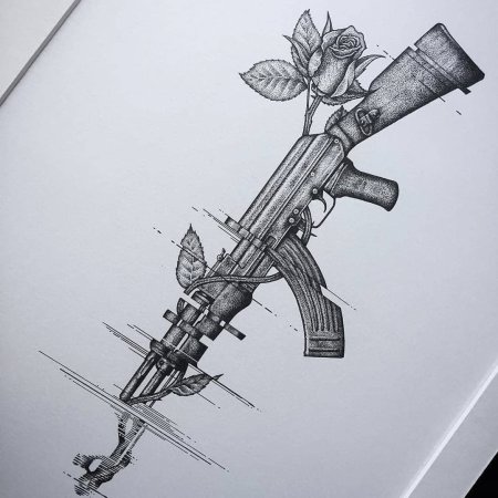 Ствол эскиз