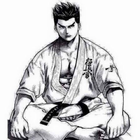 Масутацу Ояма рисунок