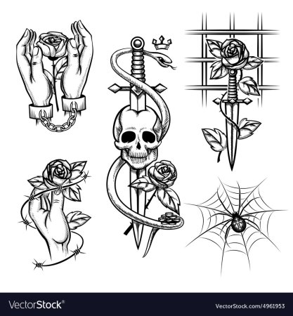 Уголовные Татуировки эскизы