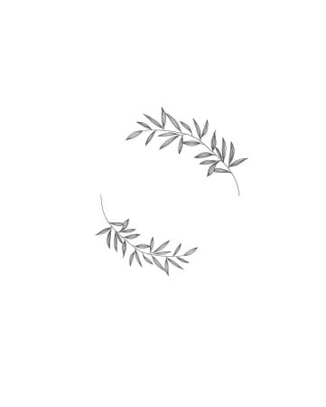 Еловые веточки тату