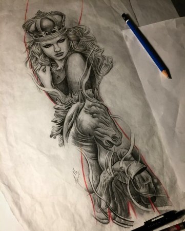 Tattoo Чикано Фемида