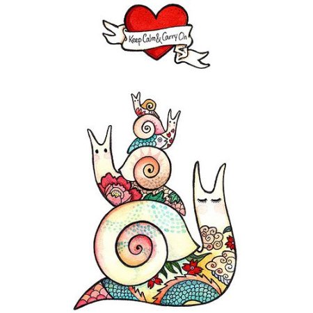 Татуировка улитка эскиз