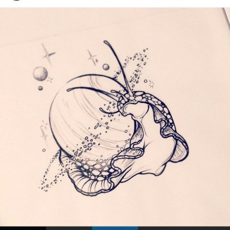 Улитка эскиз