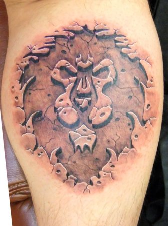 Каменная тату 3д