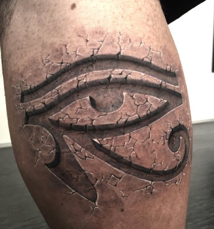 Тату орнамент под камень