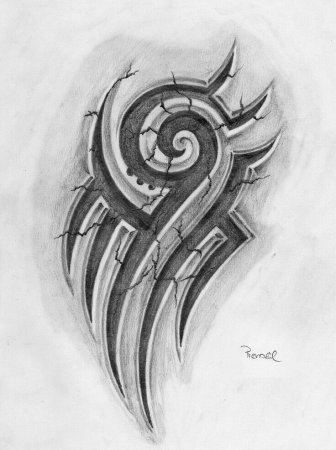 Трайбл эскиз