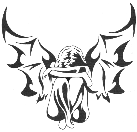 Черно белые эскизы