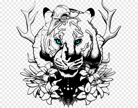 Тату чёрно белые эскизы