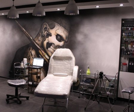 Тату салон интерьер