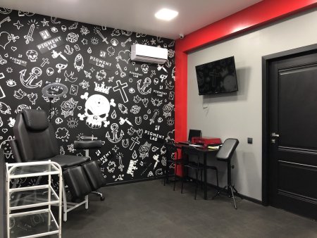 Интерьер тату студии