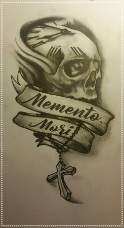 Memento Mori тату эскиз