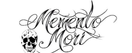 Memento Mori тату надпись