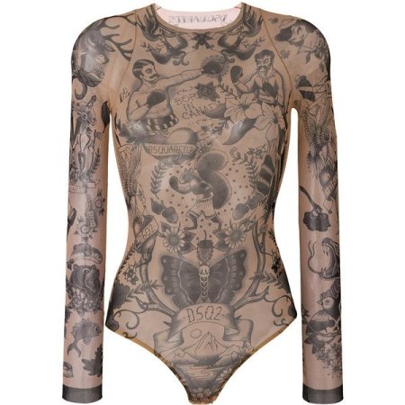 Лонгслив dsquared2 тату