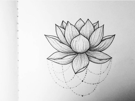 Тату Лотос эскизы