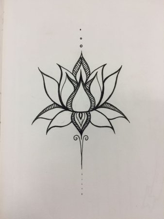 Орнамент Уналоме Лотос