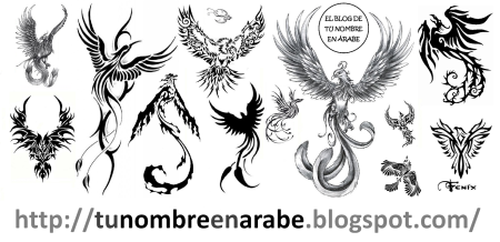 Тату Феникс для девушек эскизы