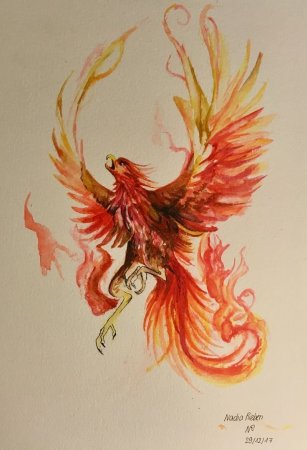 Акварельный Феникс