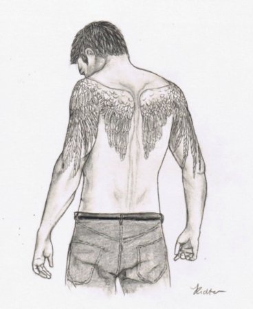 Тату на спину для мужчин эскизы