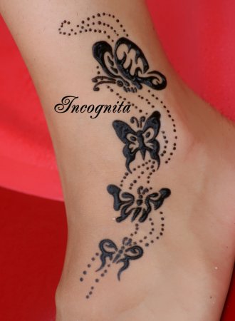 Рисунки хной на теле