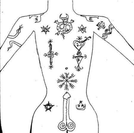 Магические узоры на теле