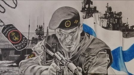 Морпехи рисунки