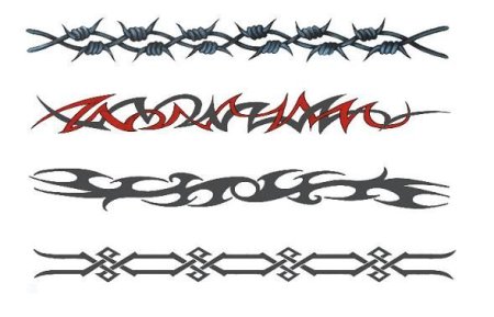 Tribal браслет тату