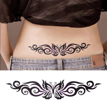 Тату на копчике для девушек