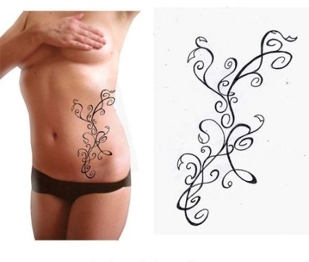 Эскизы тату на живот
