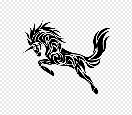 Тату Единорог эскизы