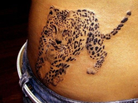 Леопардовое тату
