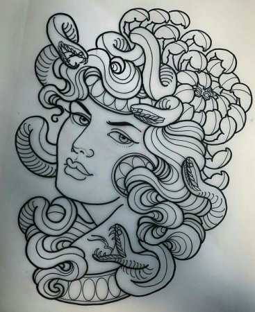 Медуза Горгона Tattoo