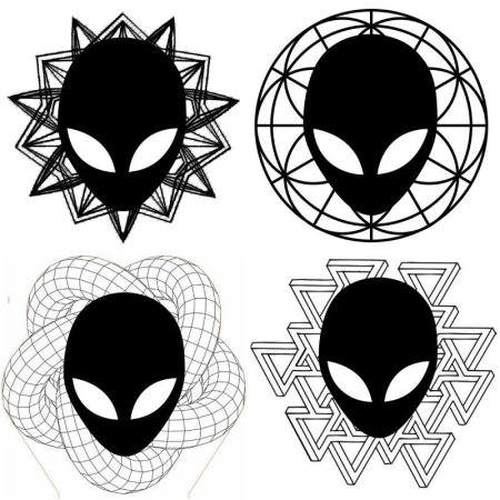 Инопланетянин эскиз