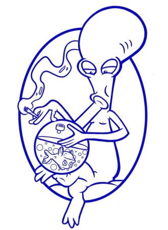 Тату Роджер американский папаша