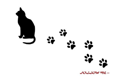 Следы кошки маленькие