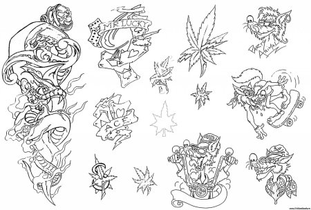 Подборка эскизов тату