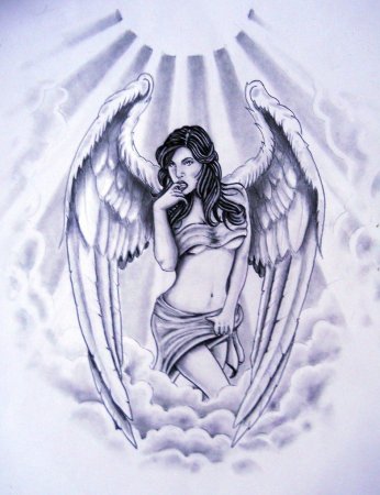 Ангел эскиз