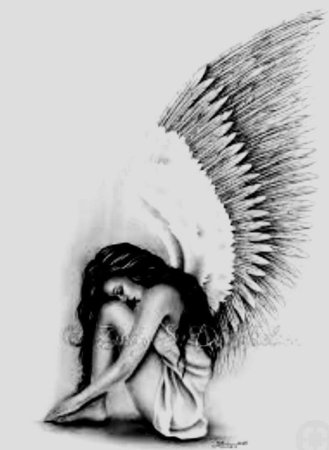 Картина девушка с крыльями