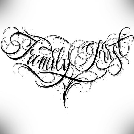 Тату эскизы надписи