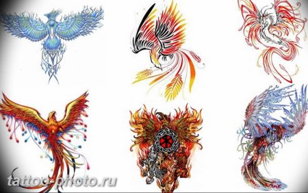 Перерождение Феникса тату