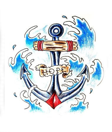 Якорь эскиз