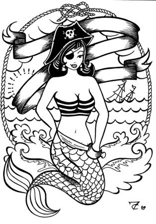 Эскизы тату морская тема