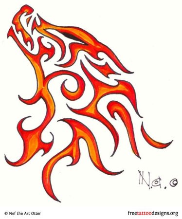 Орнамент огонь