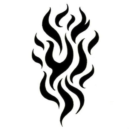 Тату огонь