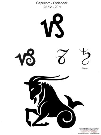 Capricorn Tattoo Козерог