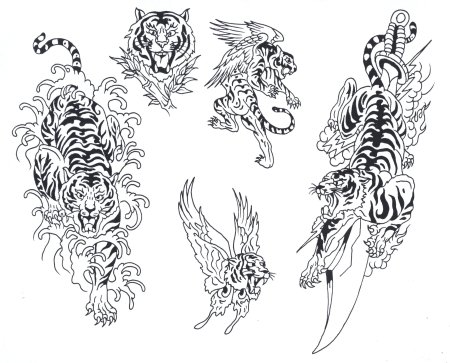 Татуировки эскизы разные