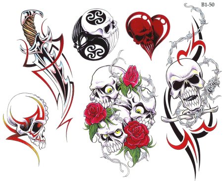 Тату эскизы мужские цветные