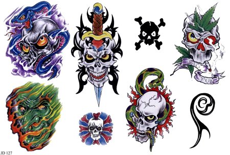 Эскизы тату для мужчин цветные