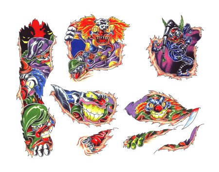 Эскизы тату для мужчин цветные