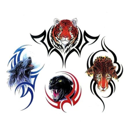 Цветные тату