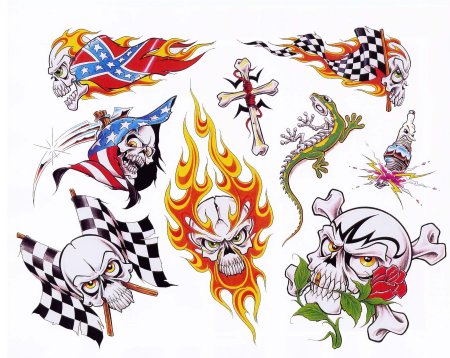 Эскизы тату для мужчин прикольные цветные